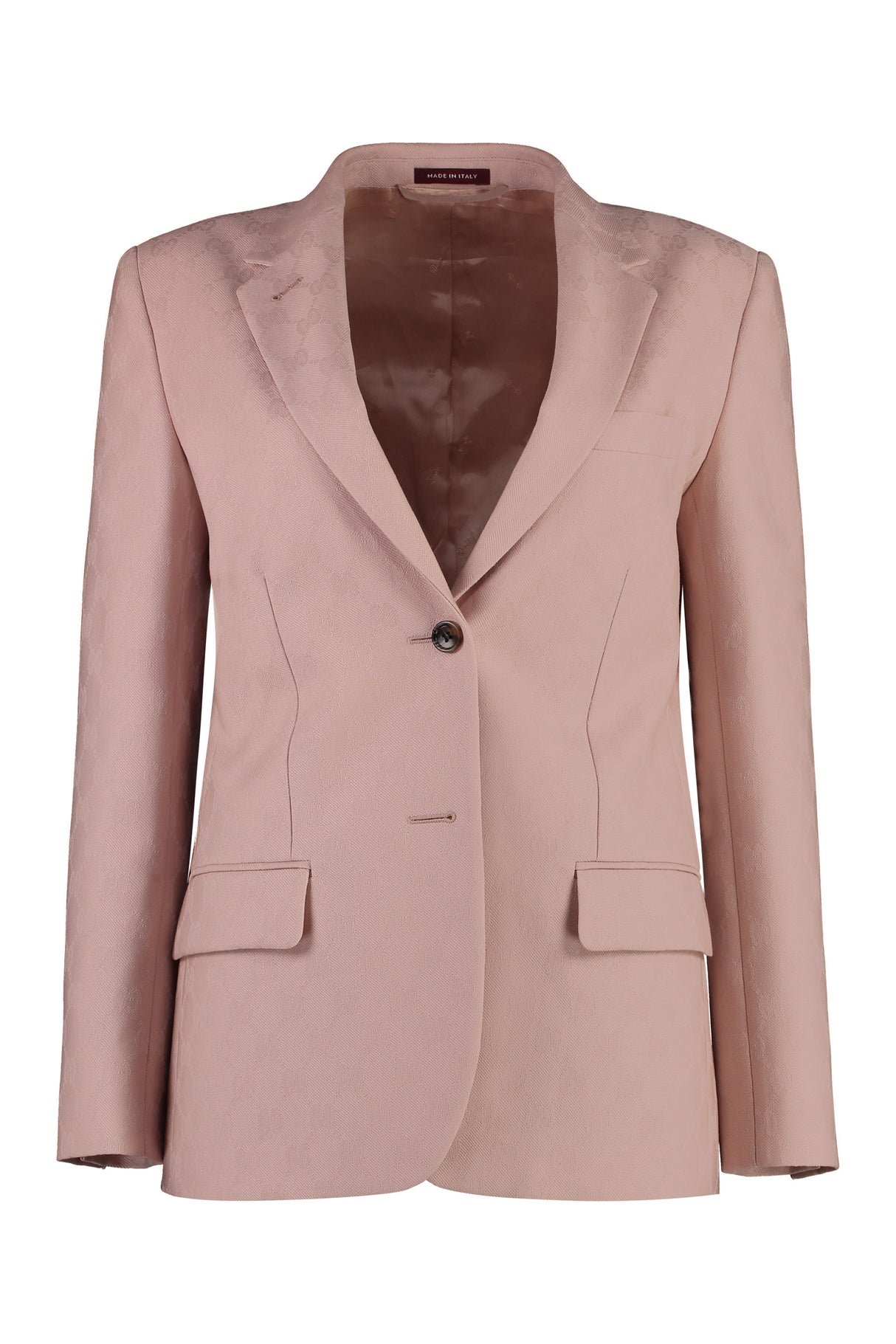 GUCCI Elegant Wool Blazer with Signature Motif