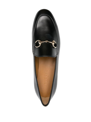 GUCCI Leather Loafers with Signature Detail