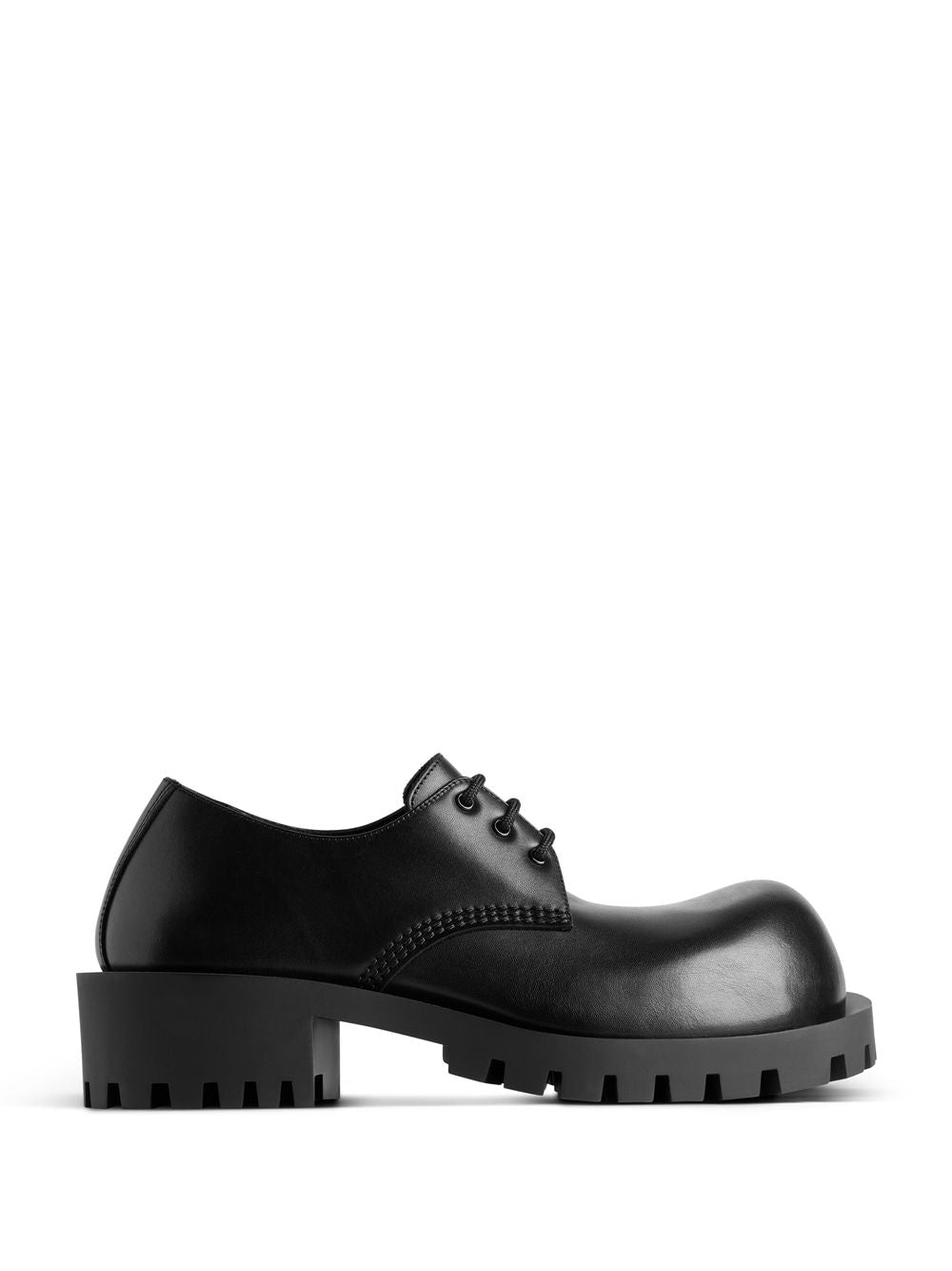 BALENCIAGA Men's Classic Hummer Derby Dress Shoes