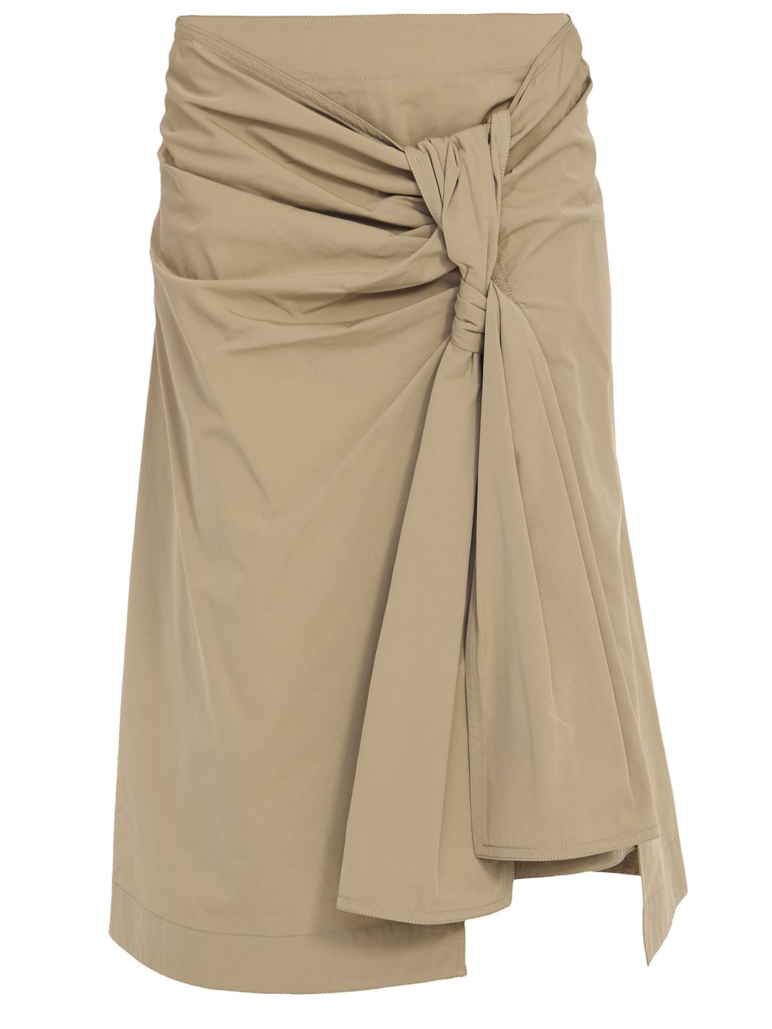 BOTTEGA VENETA Neutral Knotted Skirt for Women - SS24