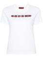 GUCCI Elegant Logo Print Cotton T-Shirt