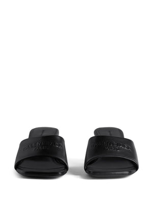 BALENCIAGA 24SS Women's Black Strappy Sandals