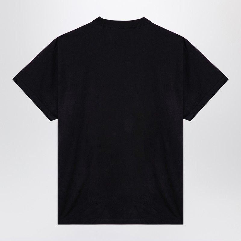 BALENCIAGA Keep Calm Graphic Black T-Shirt