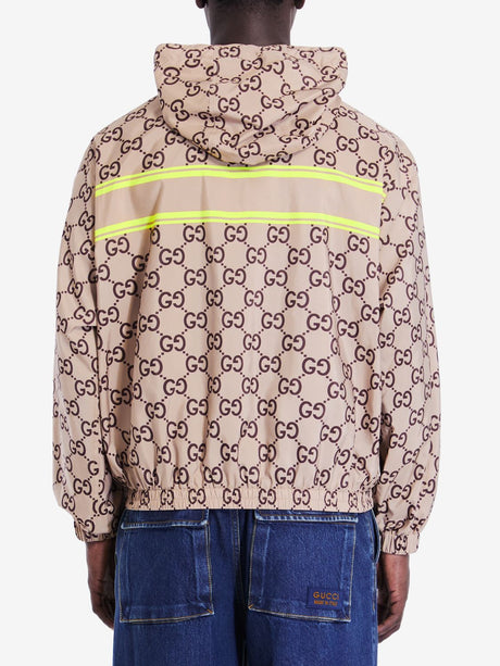 GUCCI Elegant Hooded Nylon Jacket