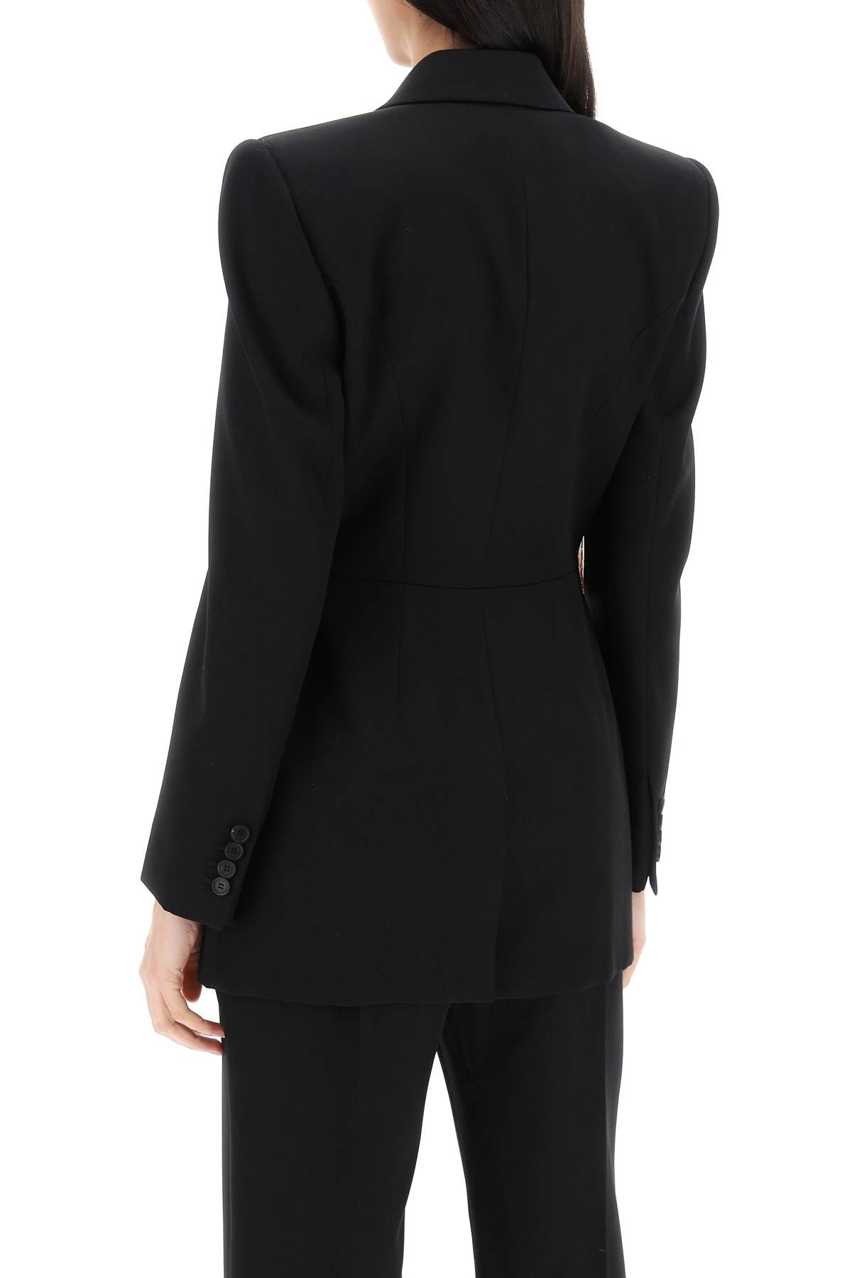 ALEXANDER MCQUEEN Fitted Jacket with Bustier Details - Size 40