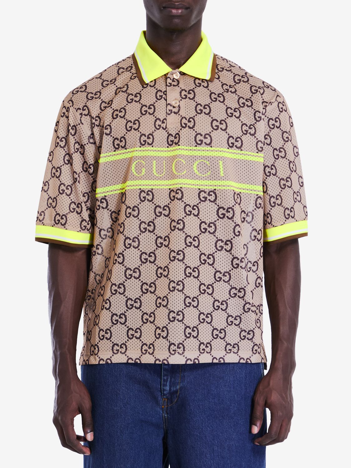 GUCCI Contemporary Technical Polo Shirt