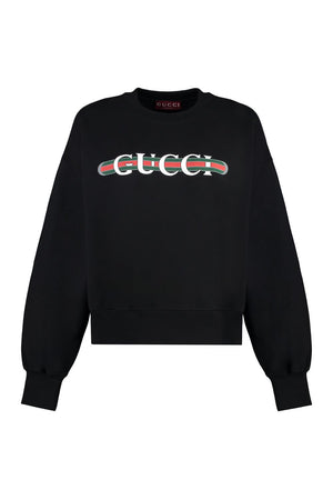 GUCCI Iconic Web Print Sweatshirt