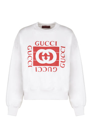 GUCCI Cotton Crew-Neck Sweatshirt for Women