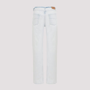 BALENCIAGA Cut-Off Waistband Denim Jeans