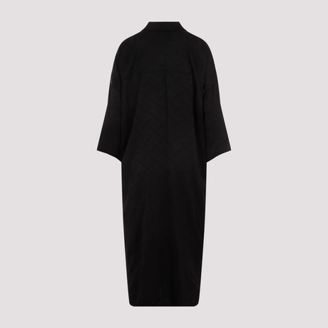 BALENCIAGA Elegant Wrap Blouse Dress