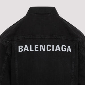 BALENCIAGA Chic Small Fit Black Cotton Jacket