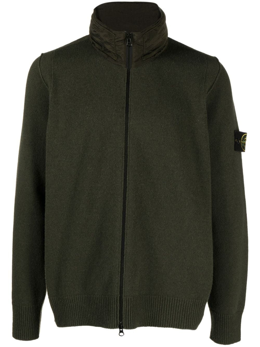 STONE ISLAND Men's 23FW Blue Turtle Neck Sweatshirt