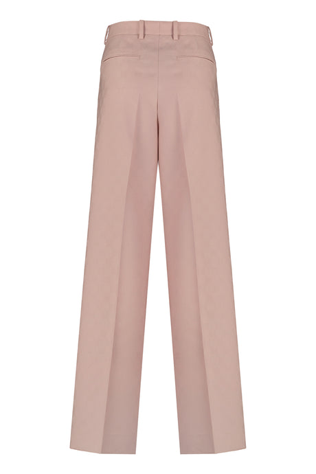 GUCCI Elegant Wool Trousers with Iconic Motif