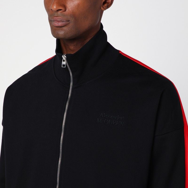 ALEXANDER MCQUEEN High Collar Zip Sweatshirt for Men