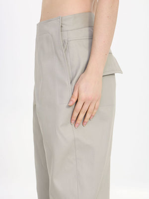 BOTTEGA VENETA Women's Tan Sailor Pants in Regular Fit, Size 38 (IT 38) for SS24 Collection