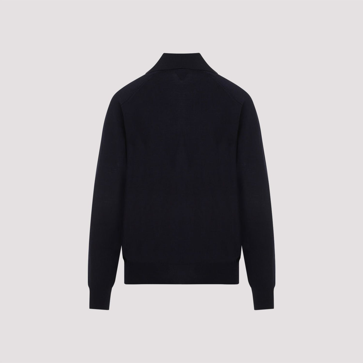 BOTTEGA VENETA Elegant Long Sleeve Wool Polo