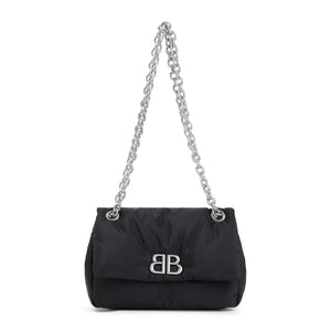 BALENCIAGA Mini Monaco Elegance Handbag W:8.66in H:5.51in D:3.15in