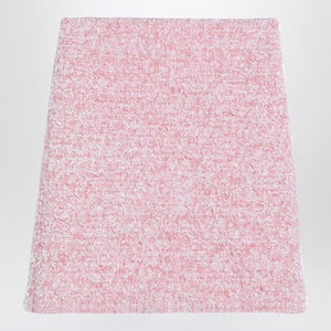 BALENCIAGA Chic Pink Tweed Mini Skirt