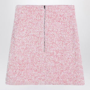 BALENCIAGA Chic Pink Tweed Mini Skirt