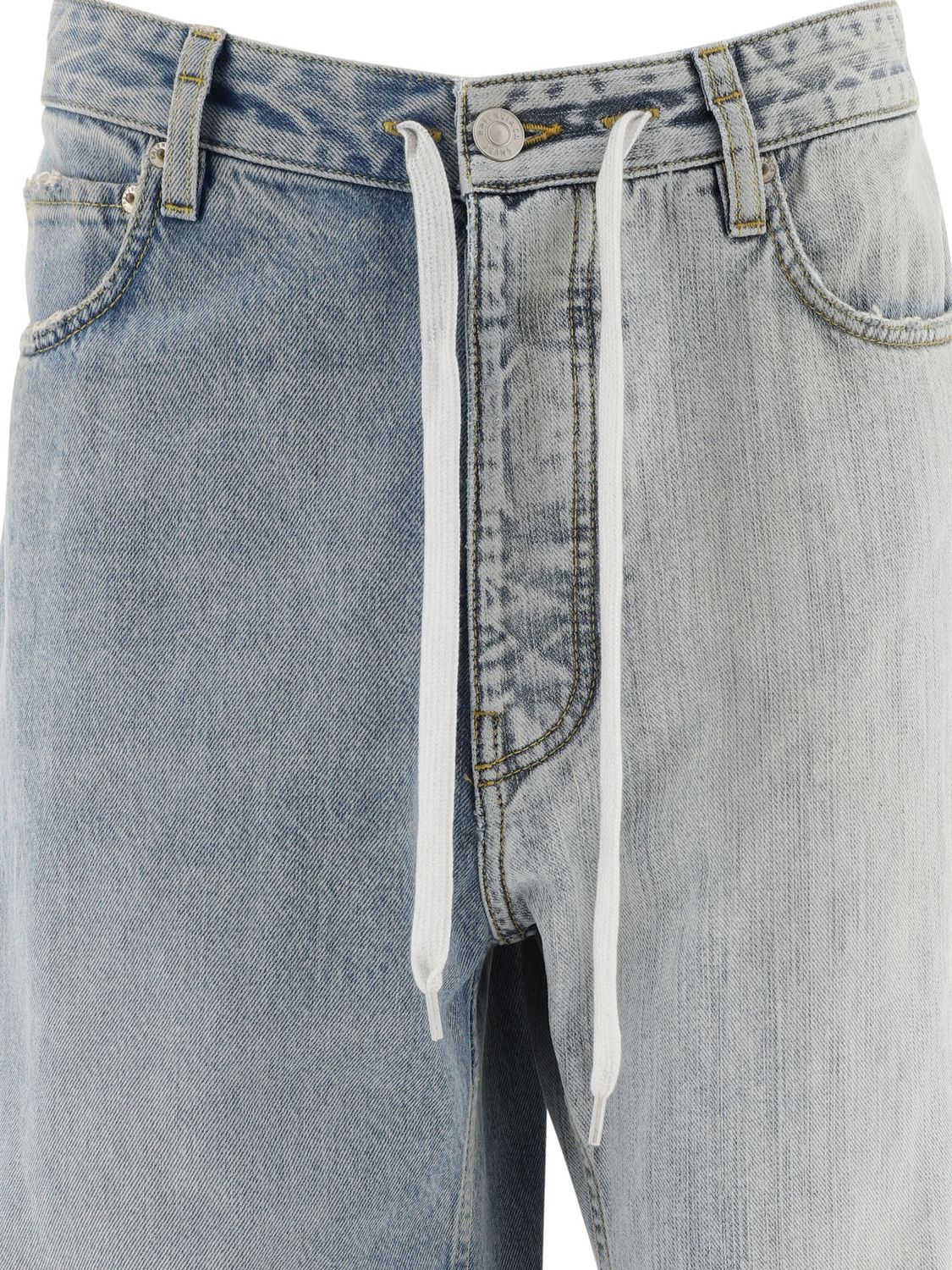 BALENCIAGA Dual-Tone Relaxed Baggy Jeans