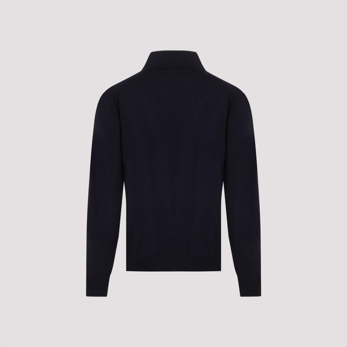 BOTTEGA VENETA Elegant Long Sleeve Wool Polo