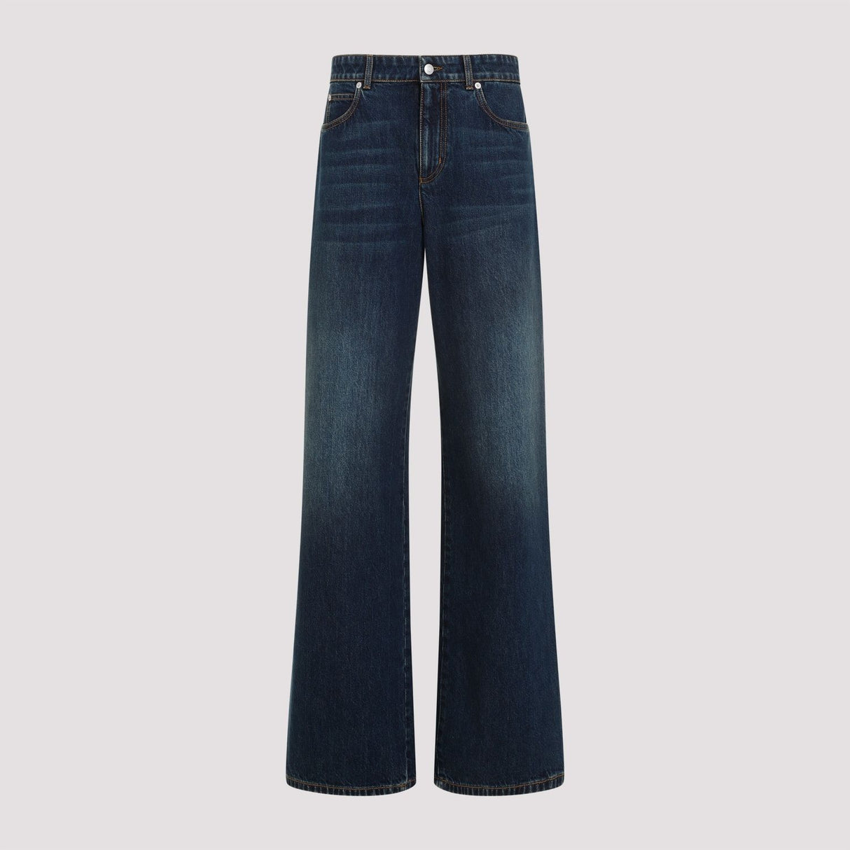 ALEXANDER MCQUEEN Elegant Cotton Denim Jeans