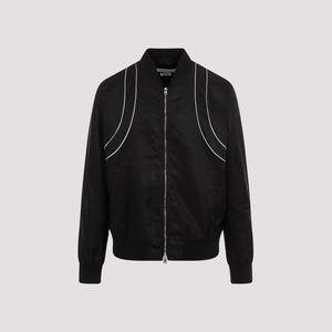 ALEXANDER MCQUEEN Harness Detail Bomber Jacket