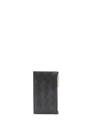 BOTTEGA VENETA Mini Intrecciato Leather Card Case