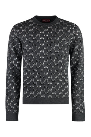 GUCCI Men's Wool Crew-Neck Sweater