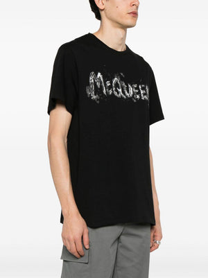 ALEXANDER MCQUEEN Wax Flower Print T-Shirt for Men