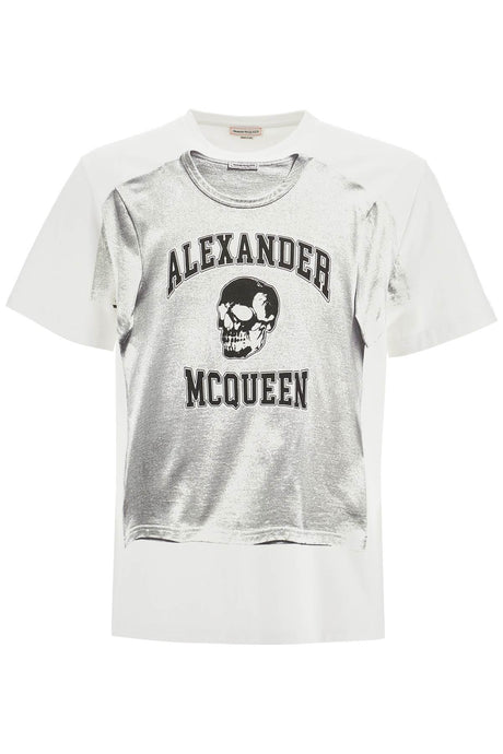 ALEXANDER MCQUEEN Graphic Logo Regular Fit T-Shirt for Men