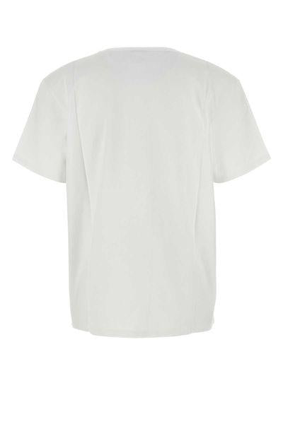 ALEXANDER MCQUEEN Men's White Mid-weight T-Shirt for FW24