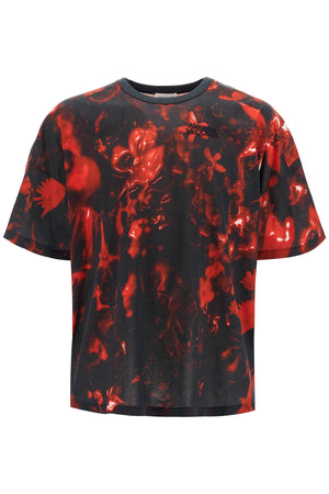 ALEXANDER MCQUEEN Oversized Floral Print T-Shirt - Fall Winter 2024