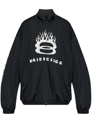 BALENCIAGA Men's Essential Tracksuit Jacket - FW24 Edition