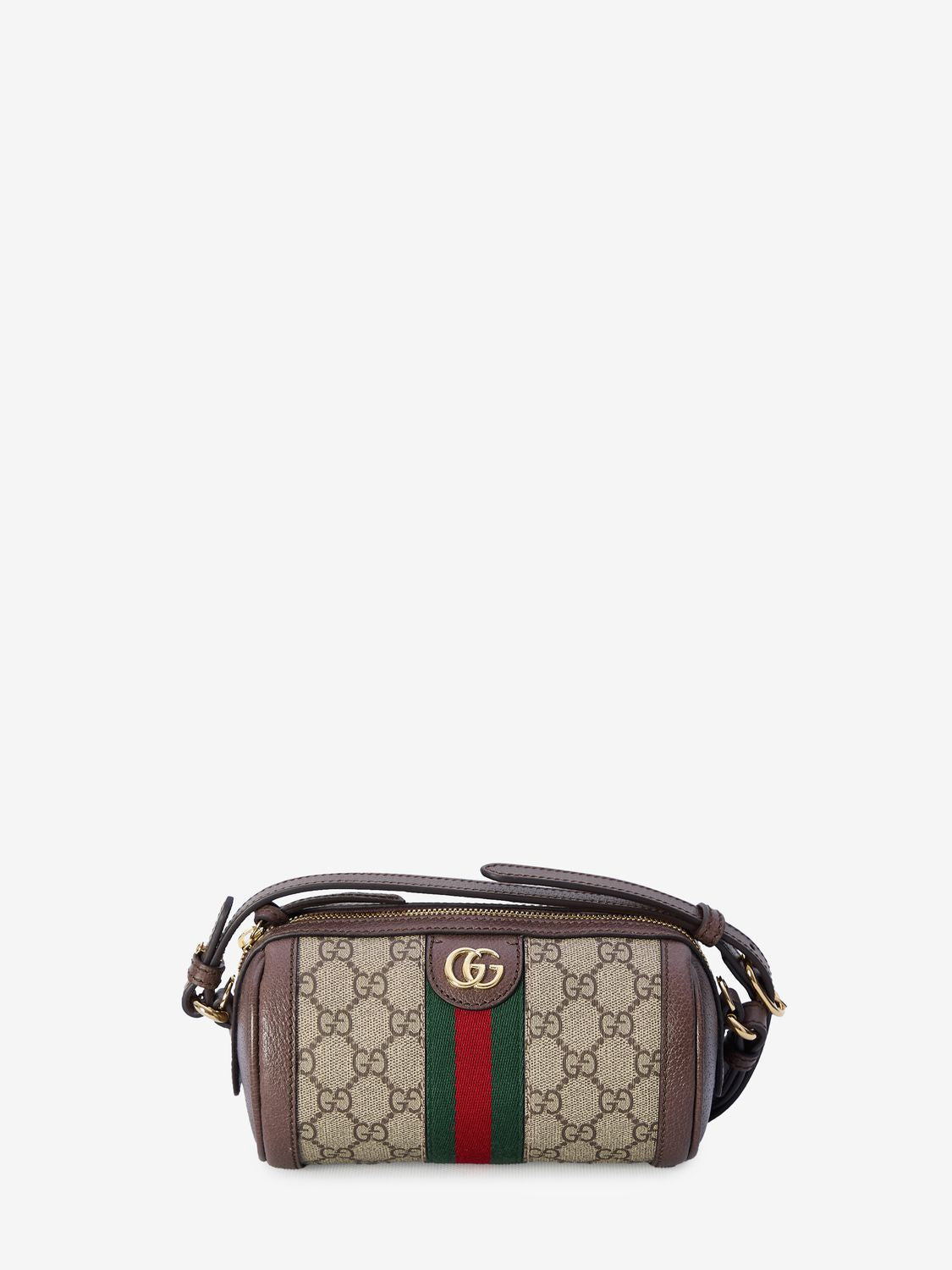 GUCCI Mini Ophidia Canvas Shoulder Handbag 18.5x10x10cm