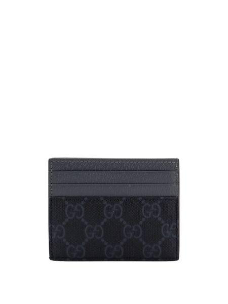 GUCCI Mini GG Supreme Fabric Card Holder