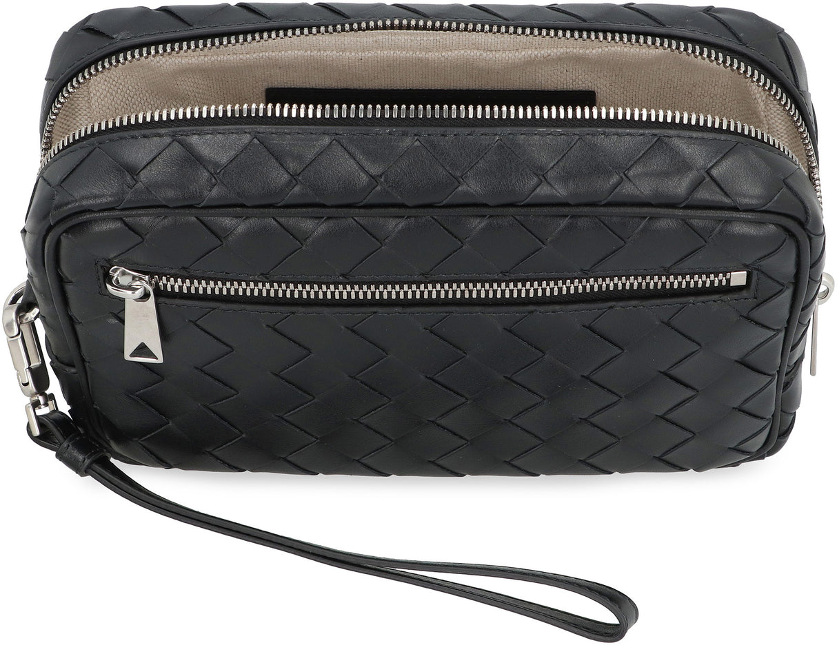 BOTTEGA VENETA Intrecciato Woven Mini Pouch Handbag