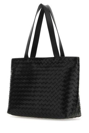 BOTTEGA VENETA Small Intrecciato Zipped Tote Handbag