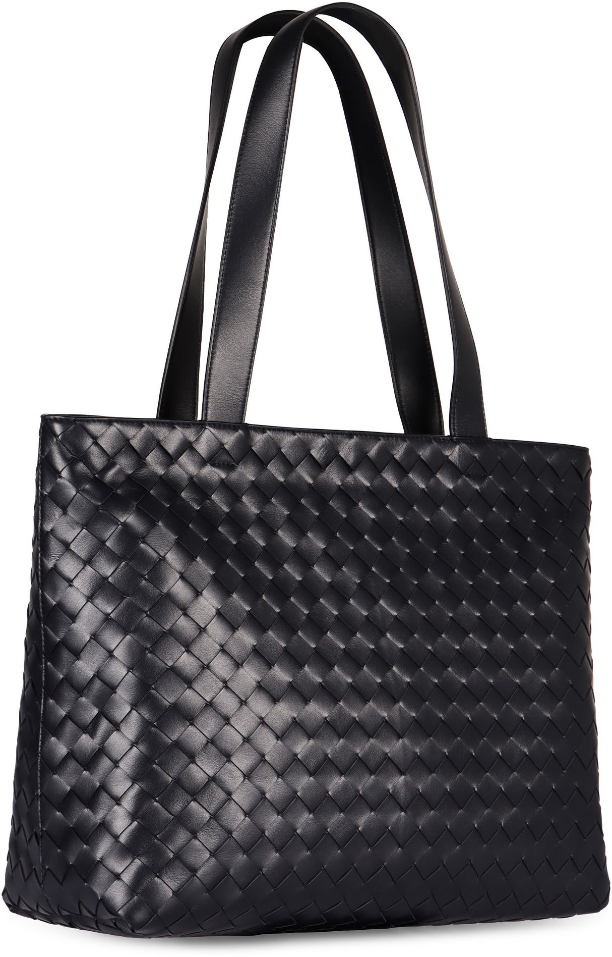 BOTTEGA VENETA Small Intrecciato Zipped Tote Handbag