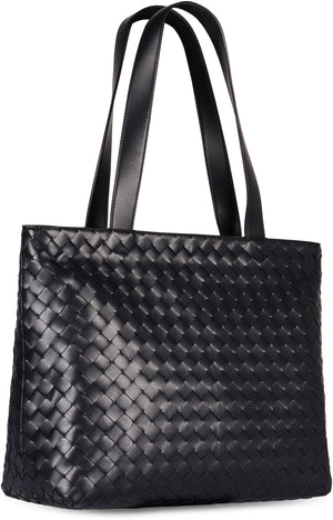 BOTTEGA VENETA Small Intrecciato Zipped Tote Handbag