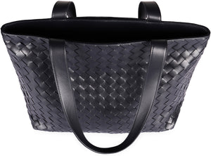 BOTTEGA VENETA Luxury Woven Leather Tote Handbag - 44x28.5x15.5cm