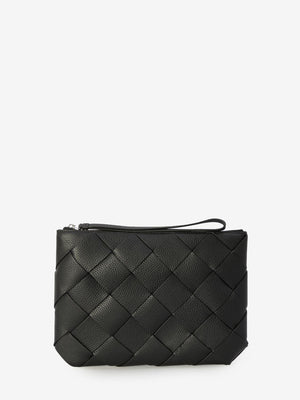 BOTTEGA VENETA Large Diago Leather Clutch 23x22x2 cm