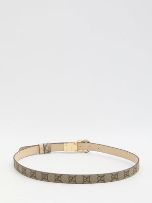 GUCCI Reversible Thin Belt - 2cm Width for Women