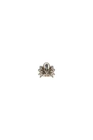 ALEXANDER MCQUEEN Antique Silver Spider Ring - Size 17