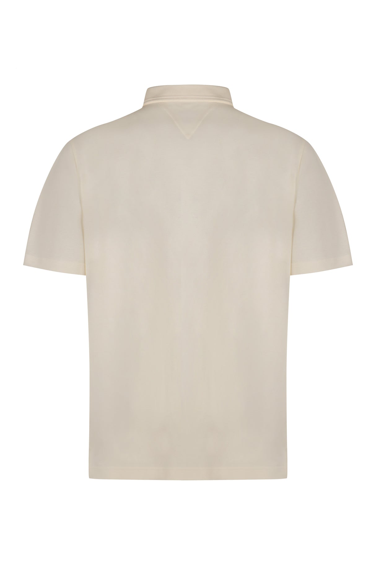 BOTTEGA VENETA Cotton Piqué Polo Shirt with Side Slits