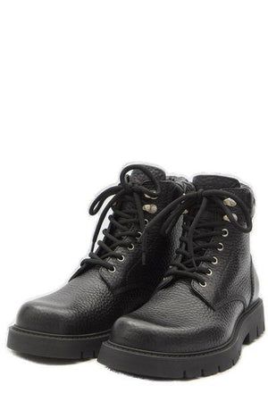 BOTTEGA VENETA Haddock Ankle Boots with Intrecciato Detail