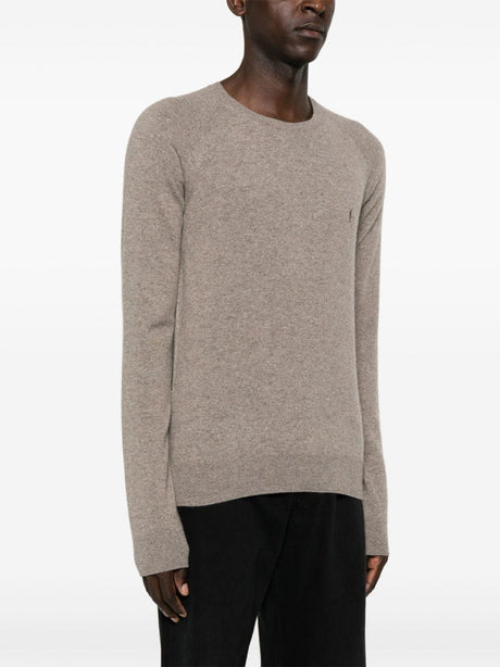 SAINT LAURENT Classic Round Neck Raglan Sleeve Sweater