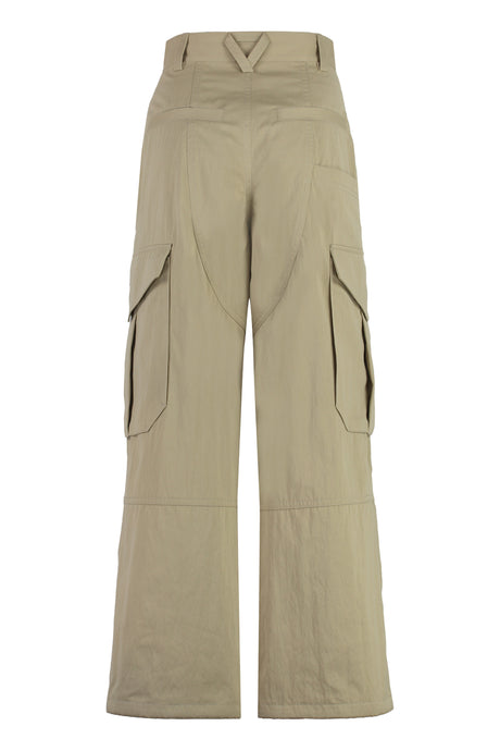 BOTTEGA VENETA Elegant Beige Cargo Trousers