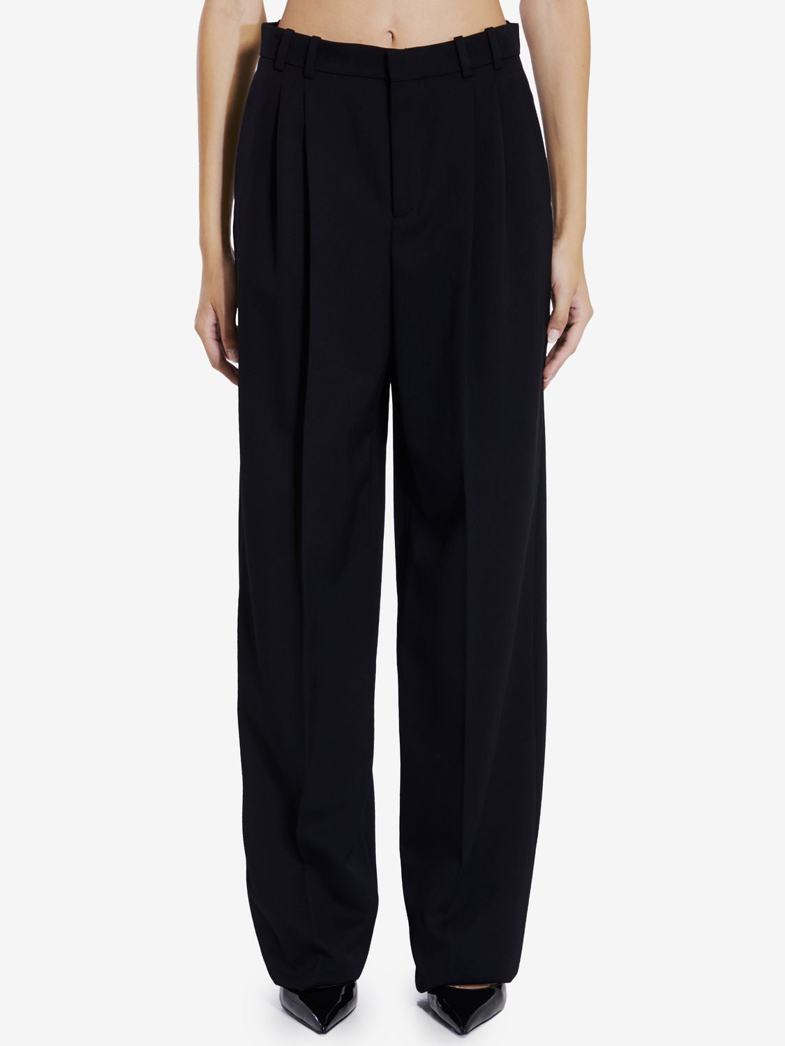 SAINT LAURENT Elegant Women's Black Pants