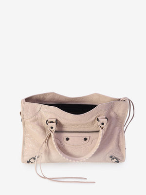 BALENCIAGA Elegant City Medium Handbag in Light Beige - 37x23.3x14.9 cm